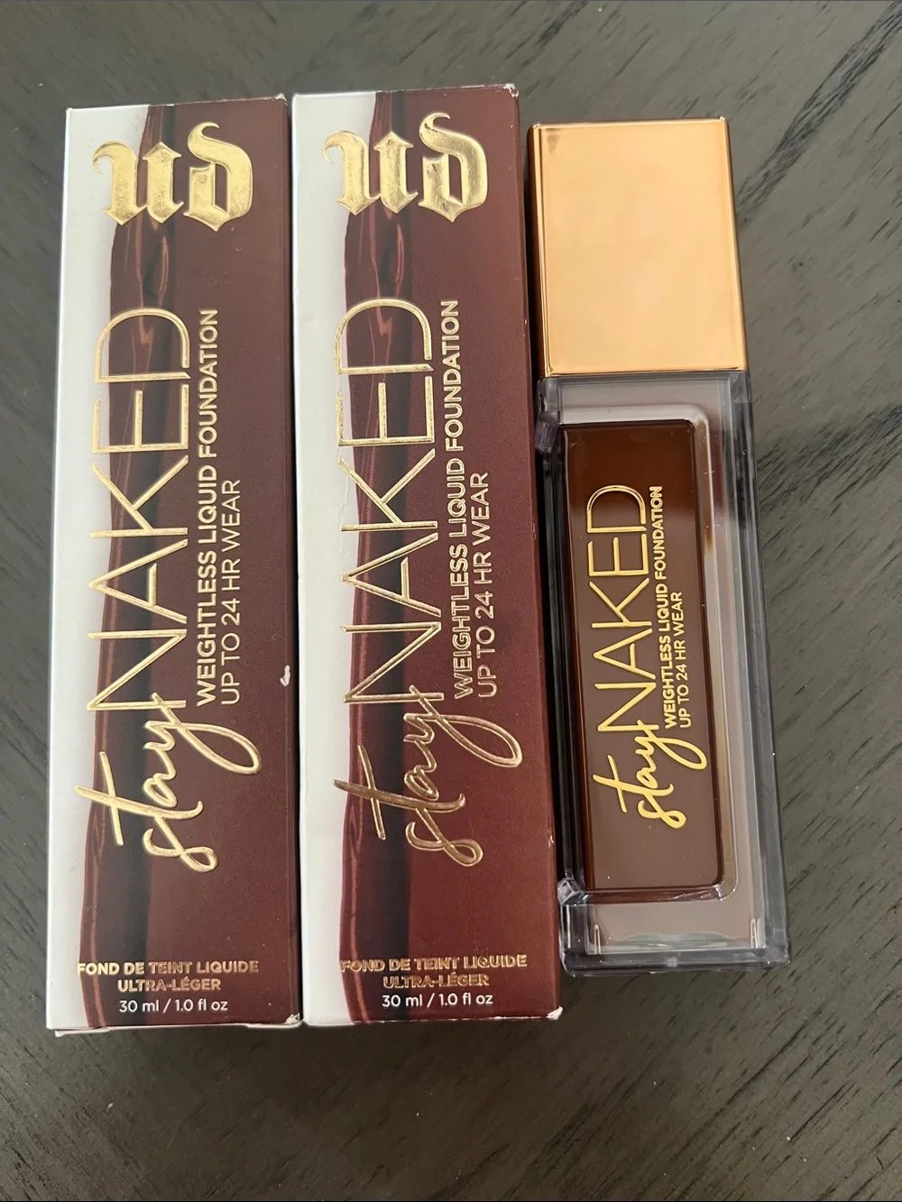 Urban Decay Stay Naked Weightless Liquid Foundation - warm Ulta deep 90WO lot2